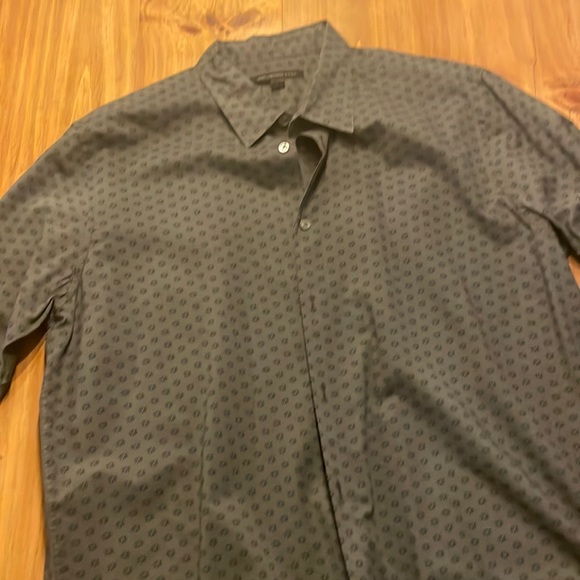 John Varvatos Gray button down shirt - Picture 3 of 4